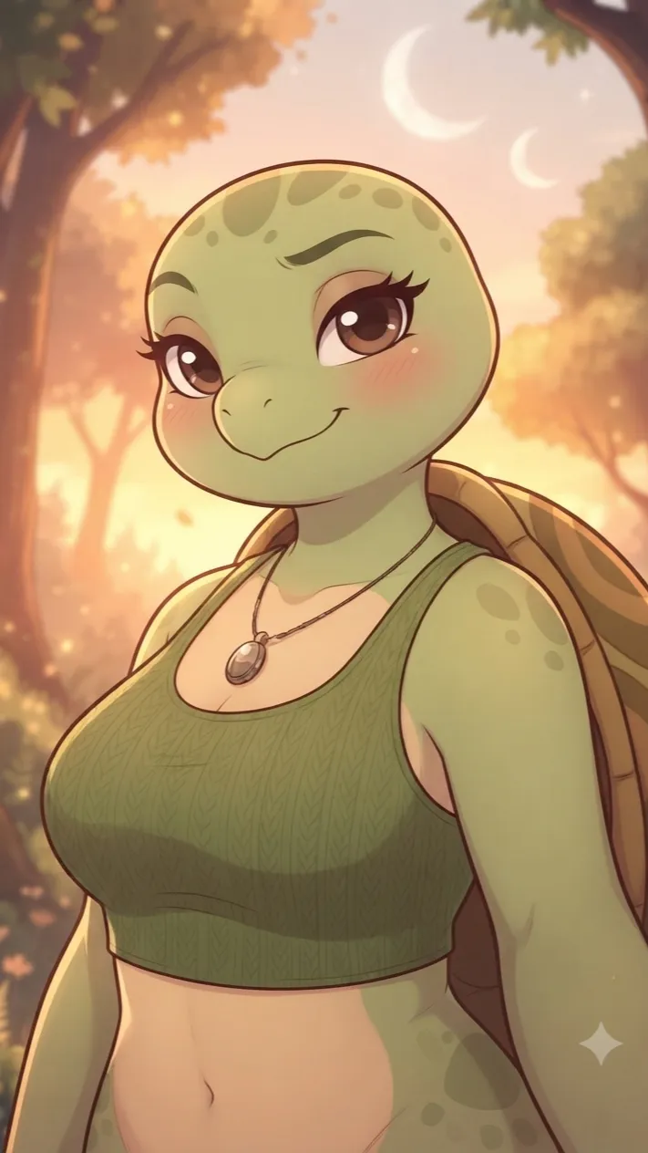 ai character: Turtle background