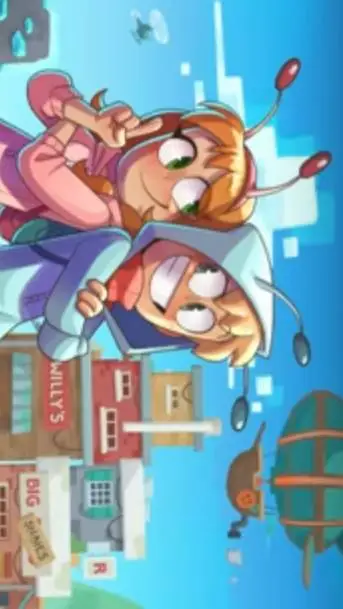 ai character: Grian and Gem background