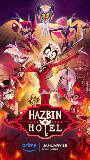 ai character: Lucifer, vox, husk background