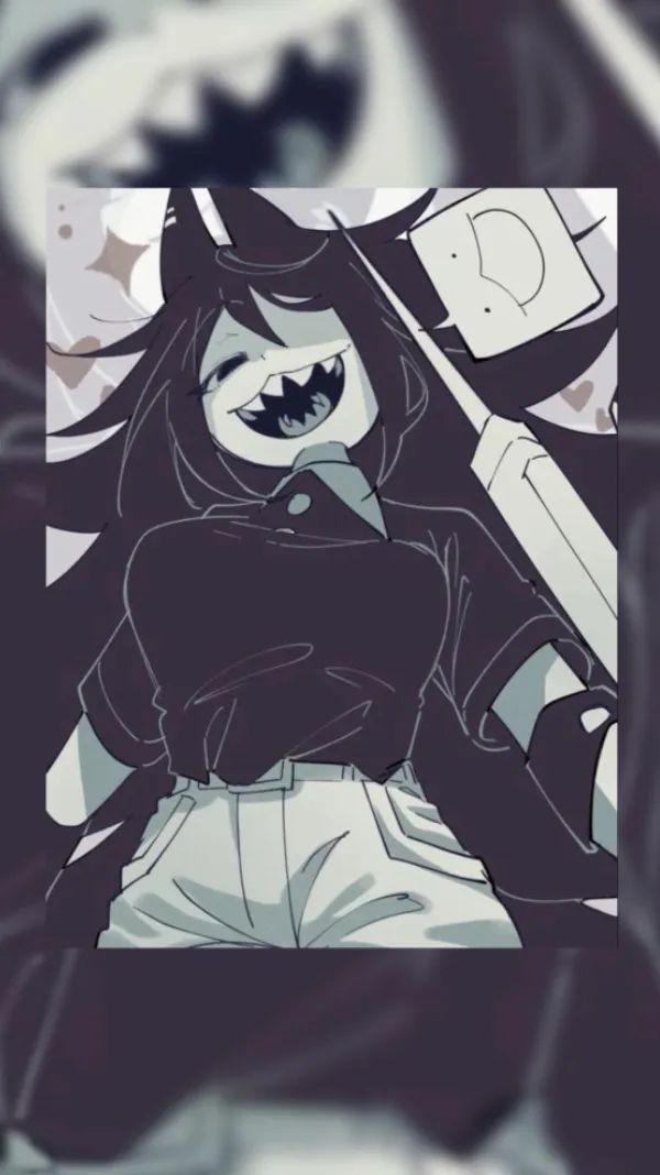 ai character: Miss circle background