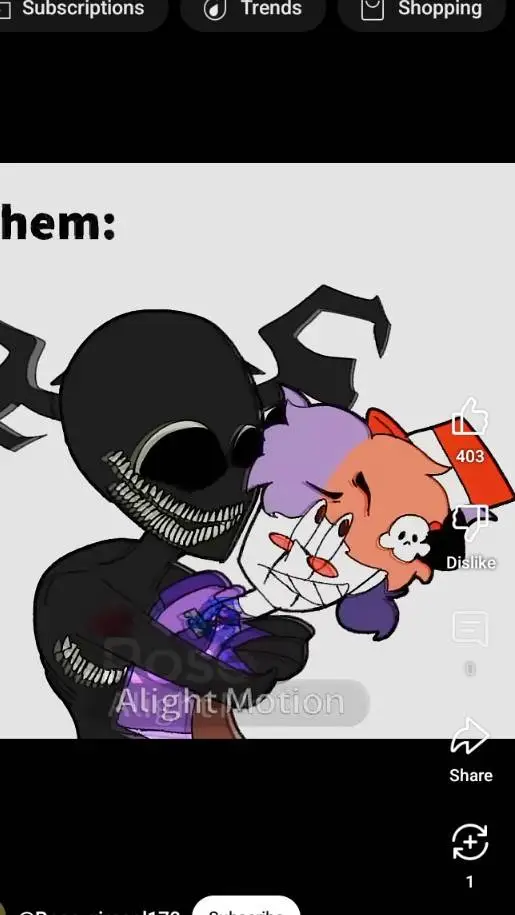 ai character: Died × cursed background