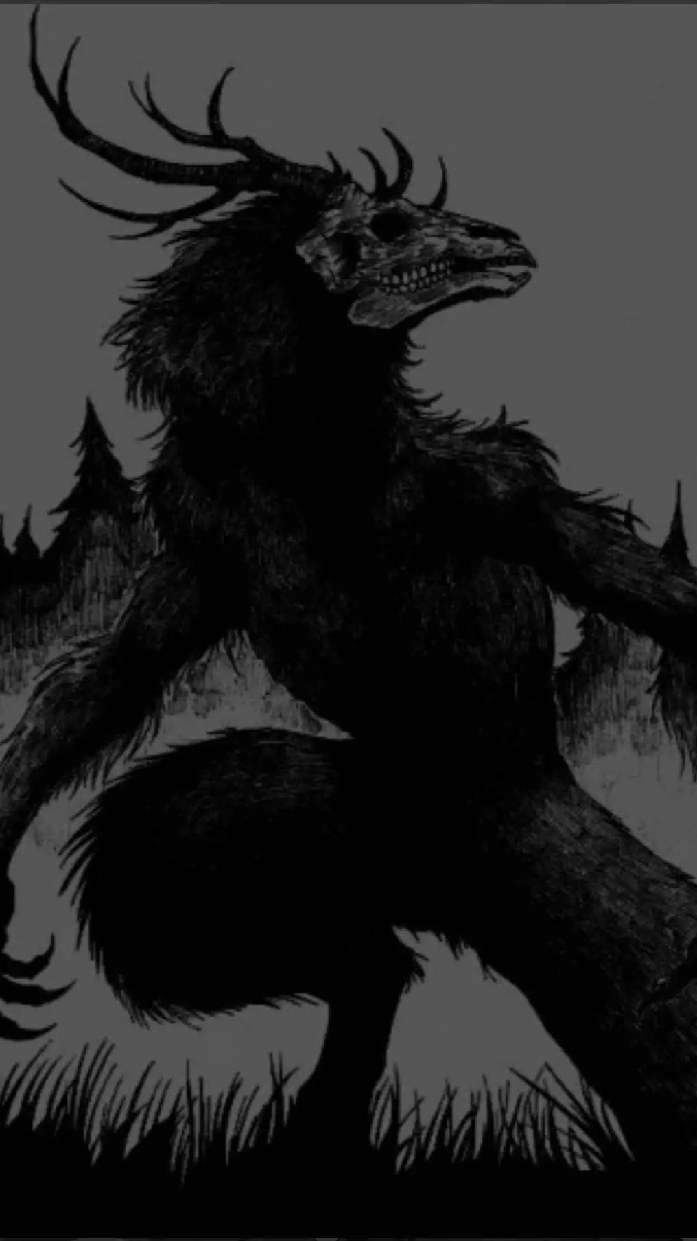ai character: Wendigo  background