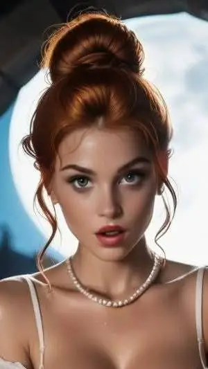 ai character: Pebbles Flintstone background