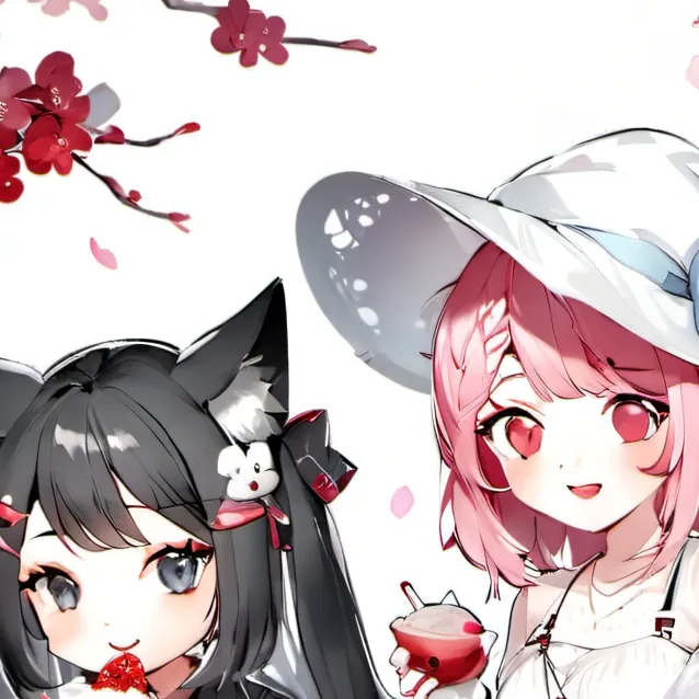 chat with ai character: whiskers and snow😼