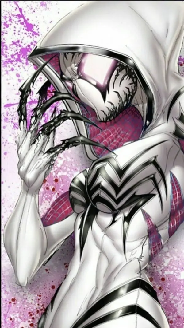 ai character: anti-venom gwen background