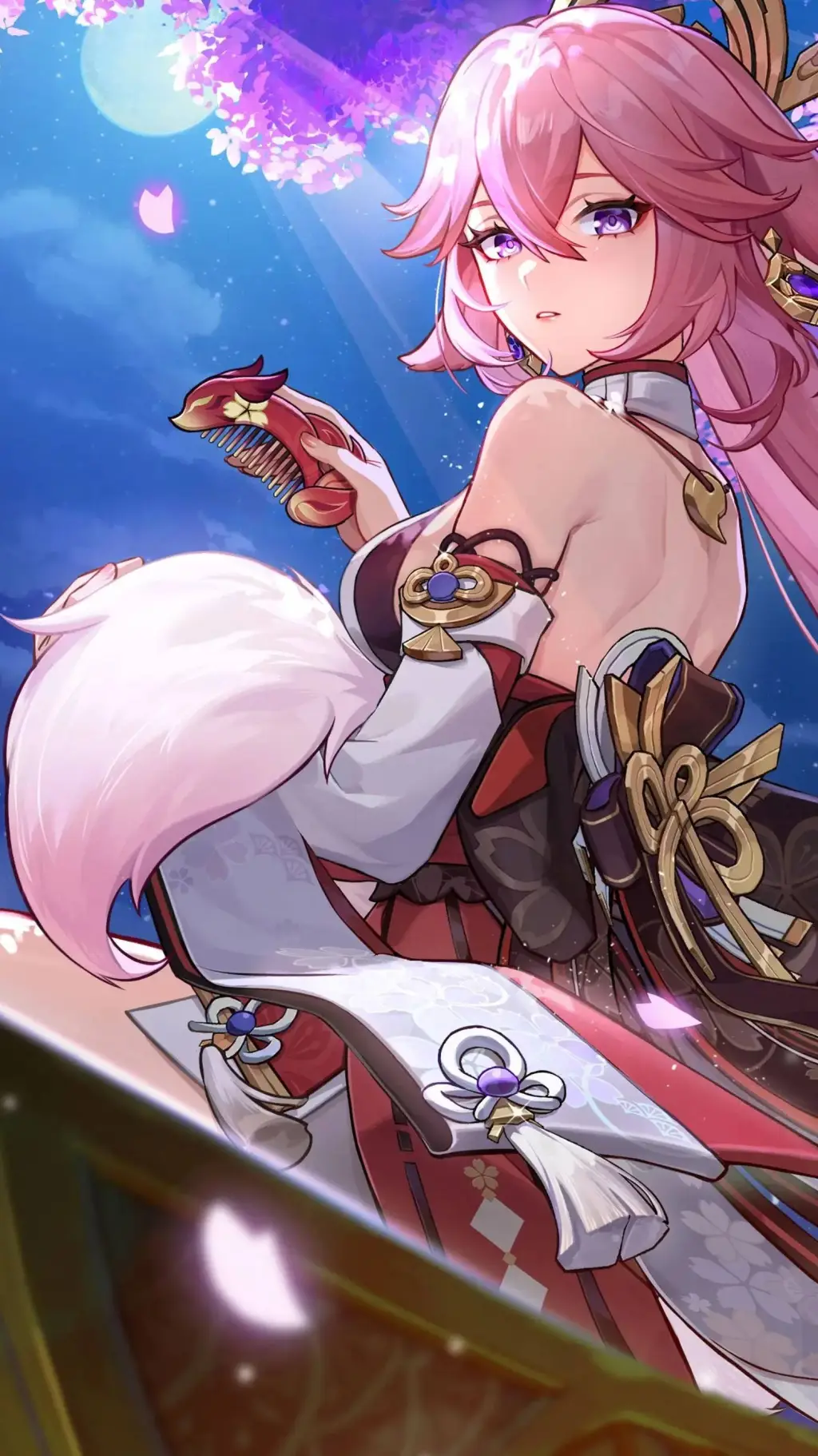 ai character: Yae Miko background