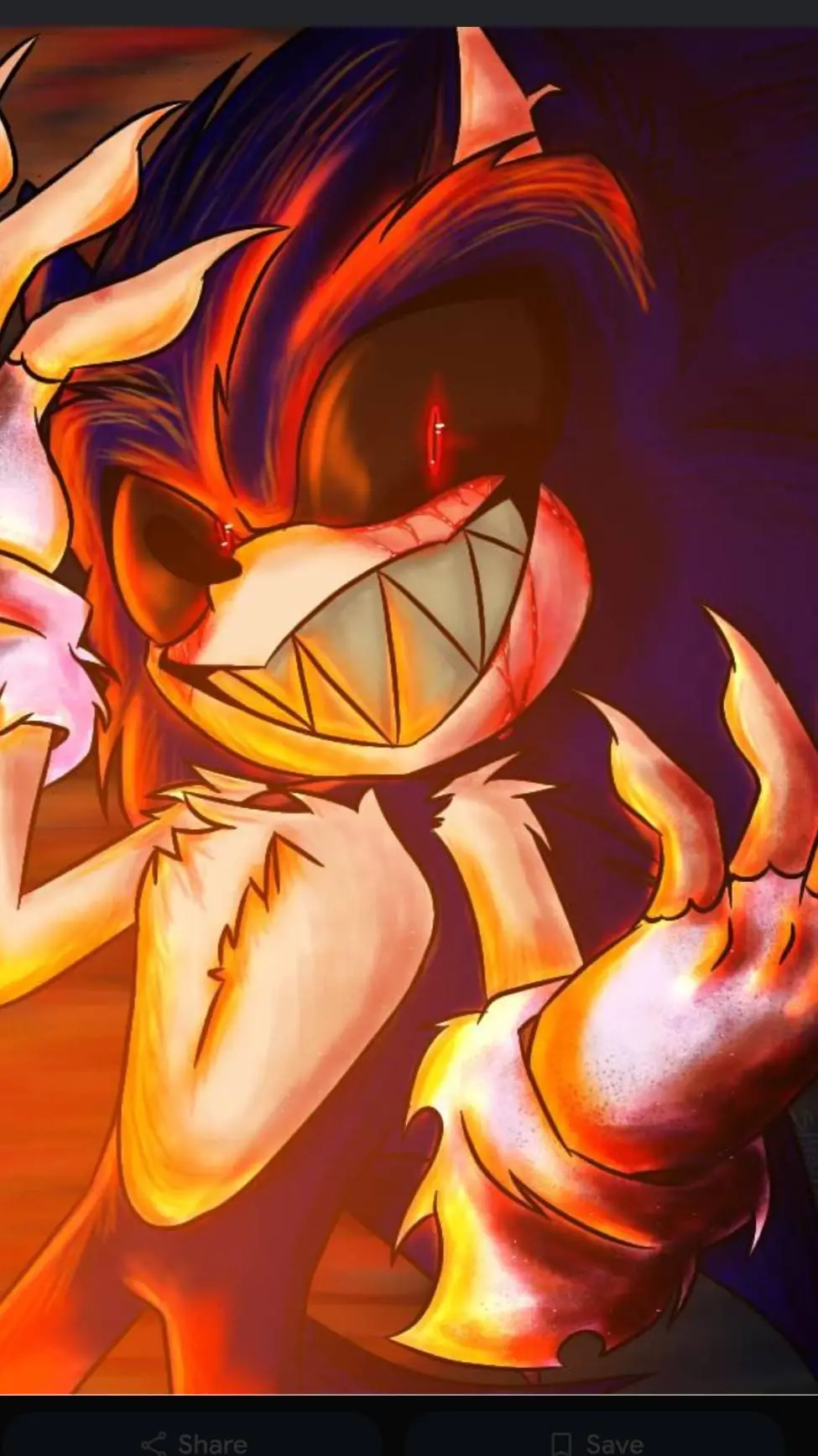 ai character: Sonic.exe background