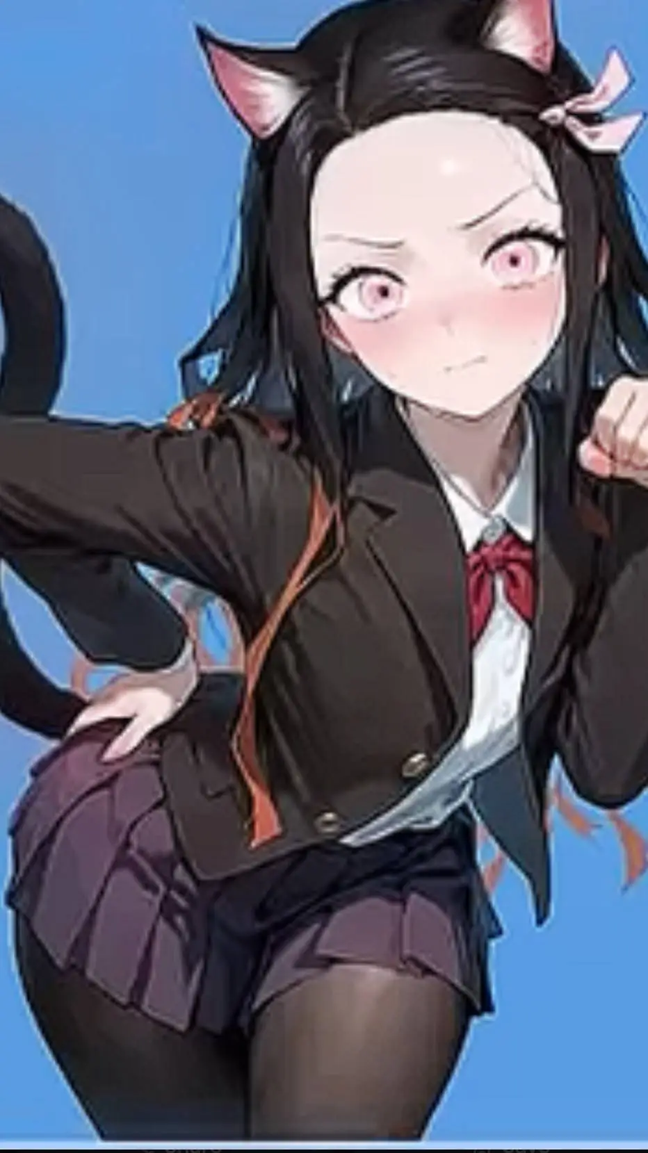 ai character: Nezuko background