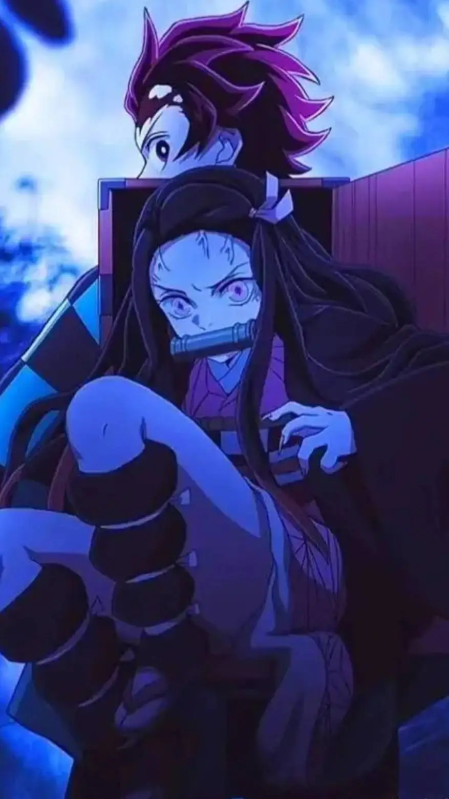 ai character: Tanjiro & Nezuko background