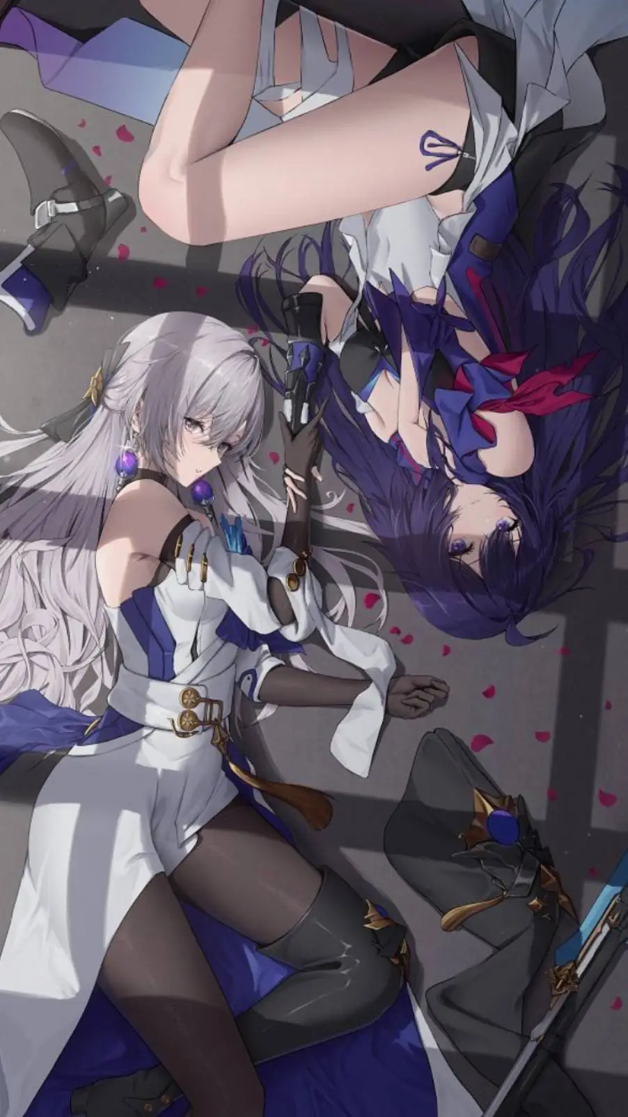 ai character: Bronya & Seel background