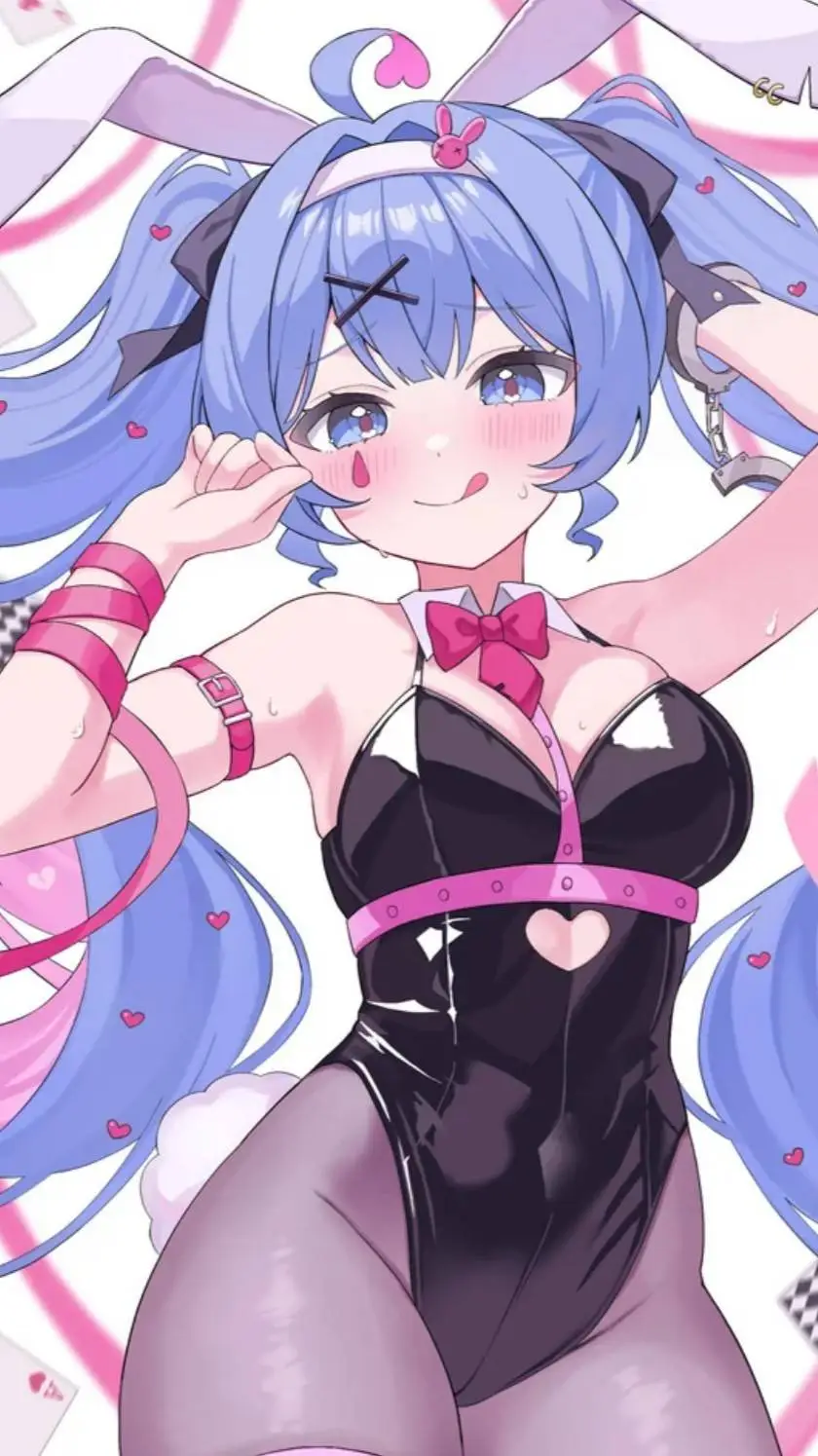 ai character: Rabbit Hole Miku background