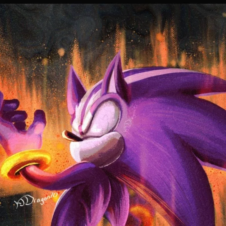 chat with ai character: Darkspine Sonic