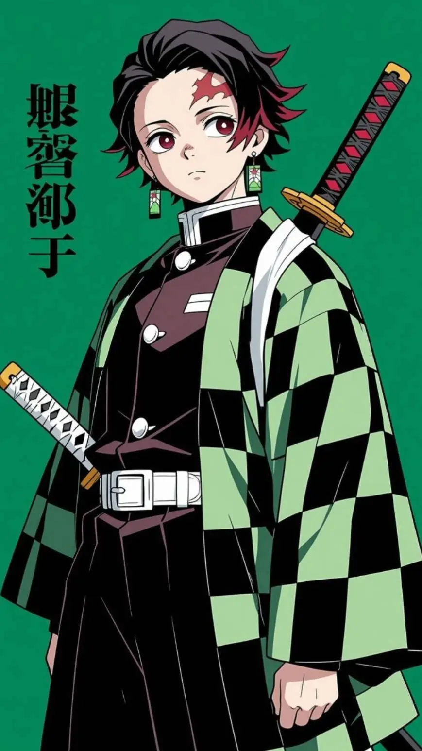 ai character: Tanjiro Kamado background