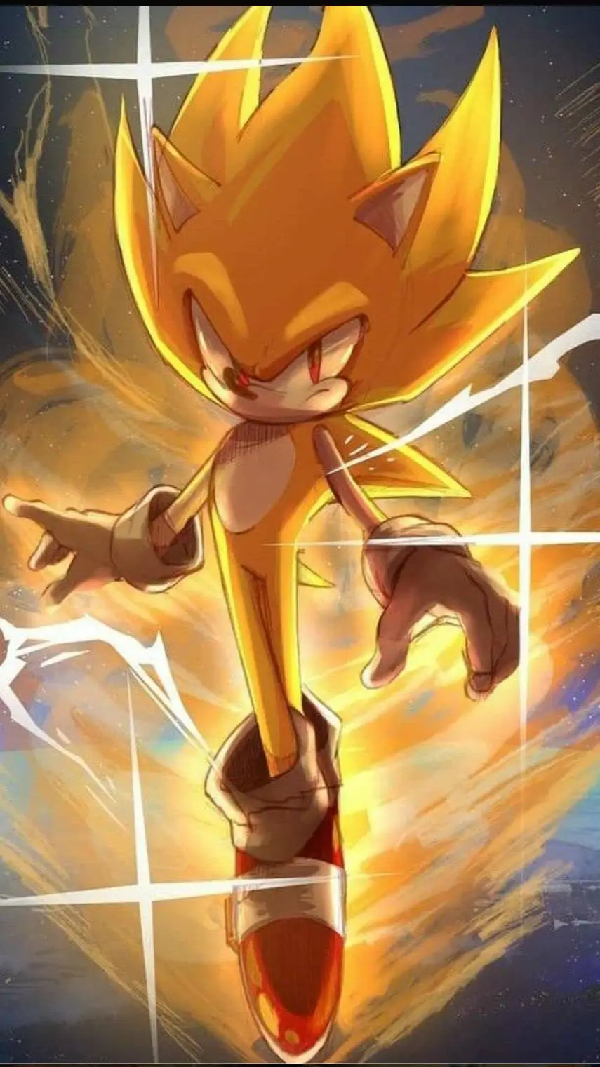 ai character: Super Sonic background