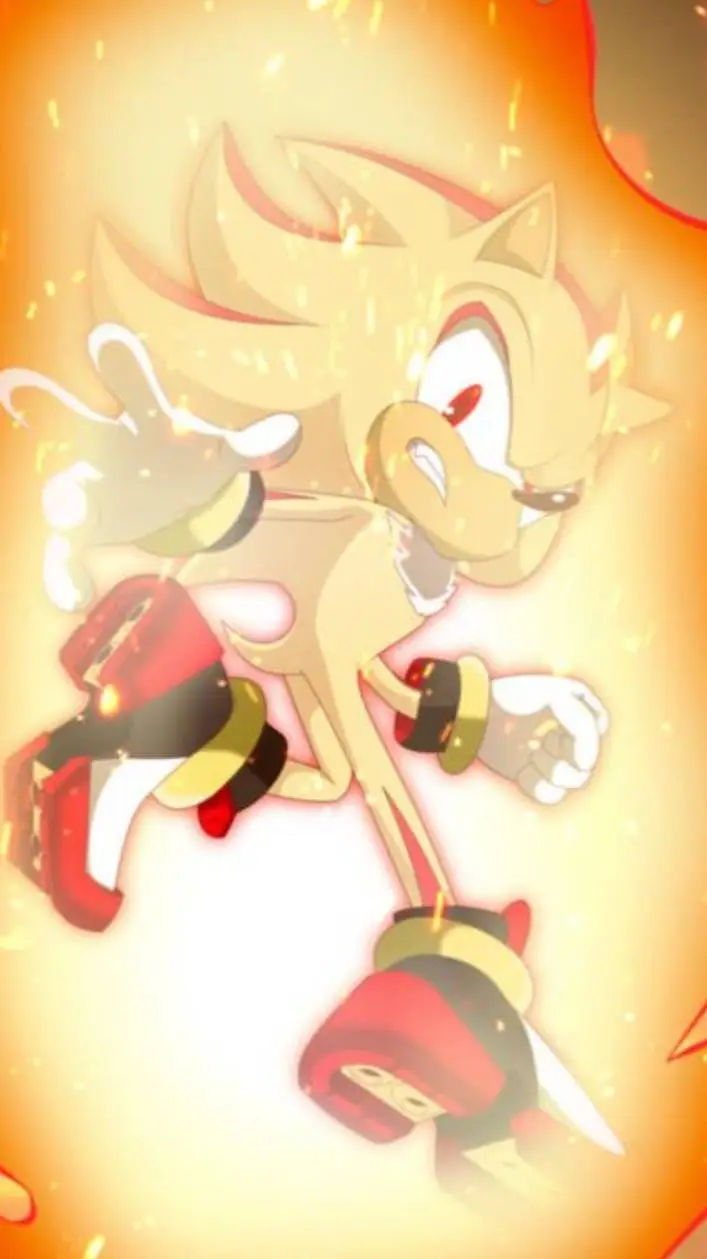 ai character: Super Shadow background