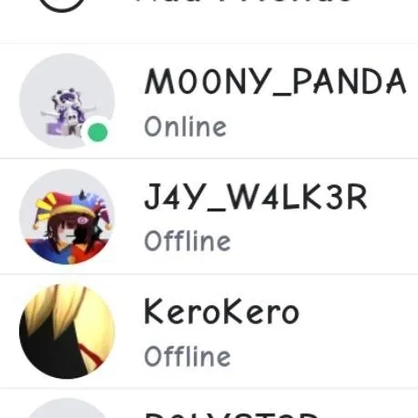 chat with ai character: My roblox gc👉👈🎀