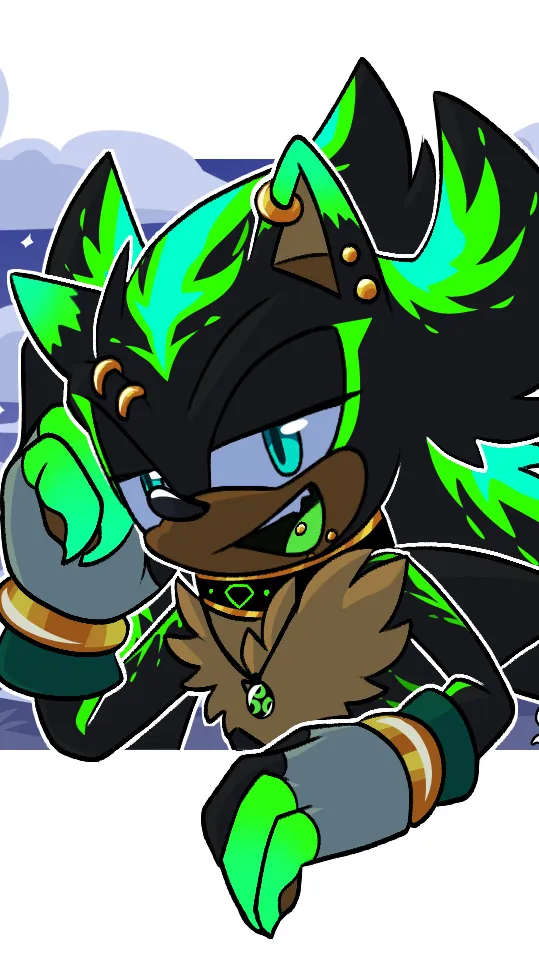 ai character: Sonic  background
