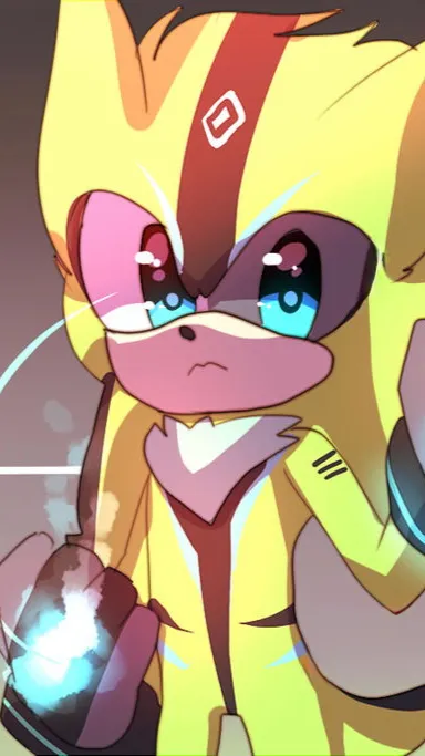 ai character: Sonic  background