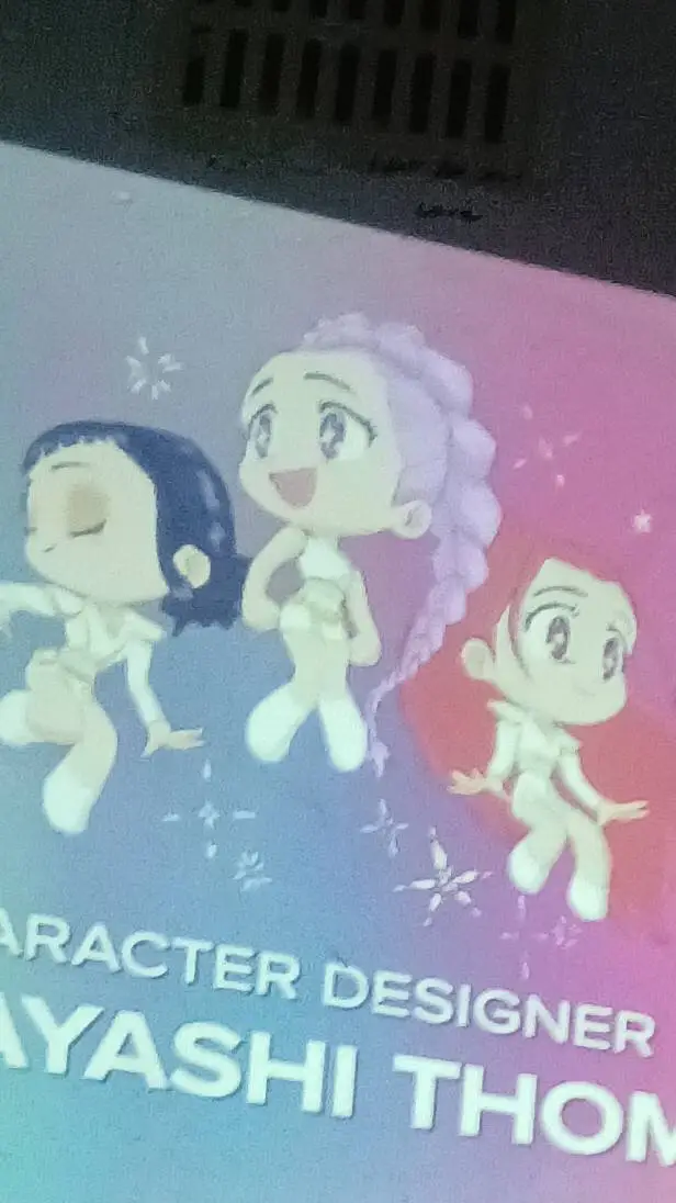 ai character: kpop demon huntes  background
