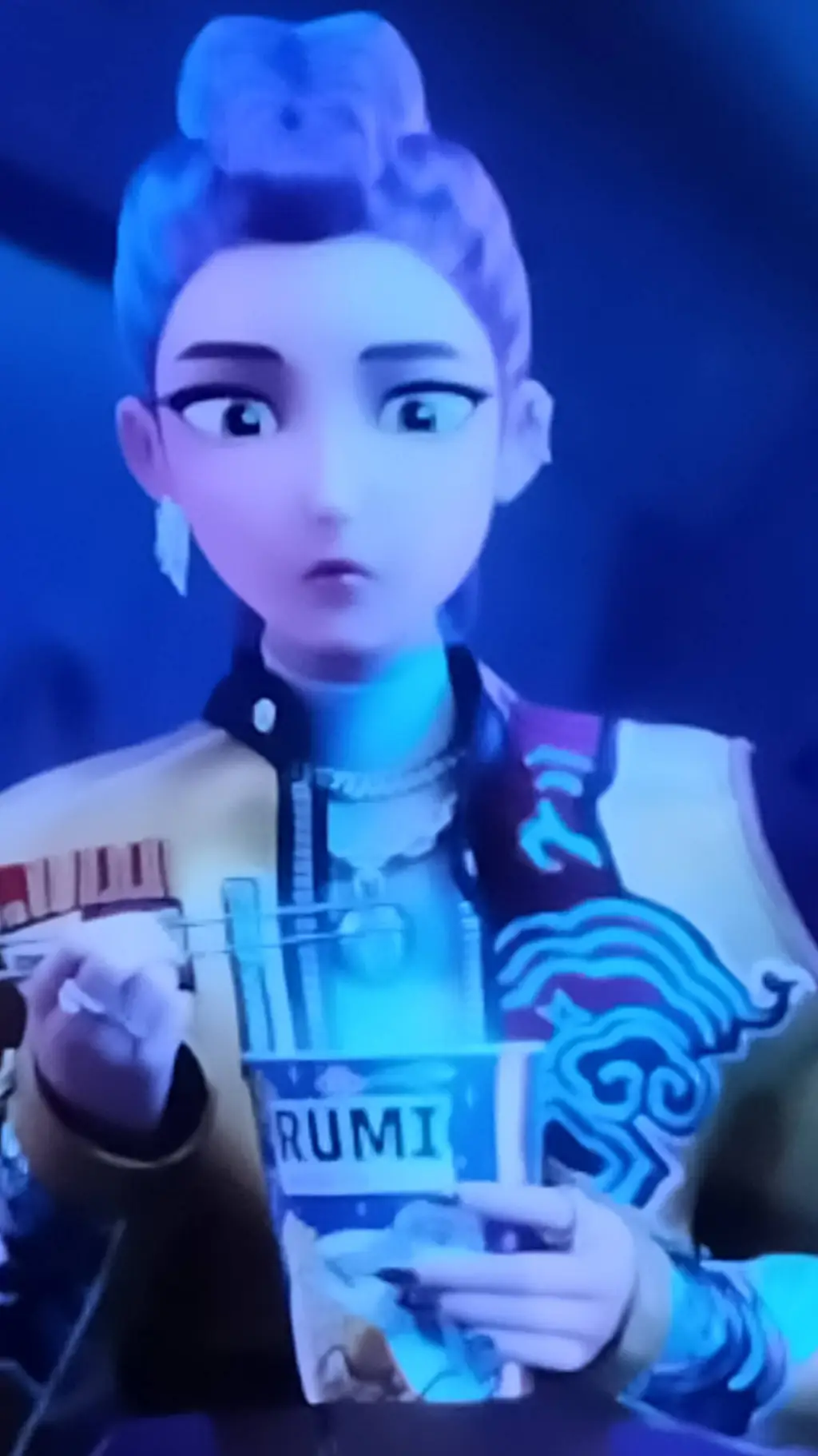 ai character: rumi  background