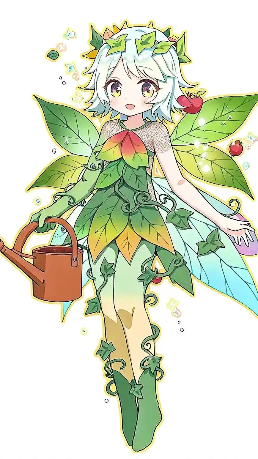 ai character: Leafina background