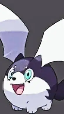 ai character: Puppchimon  background