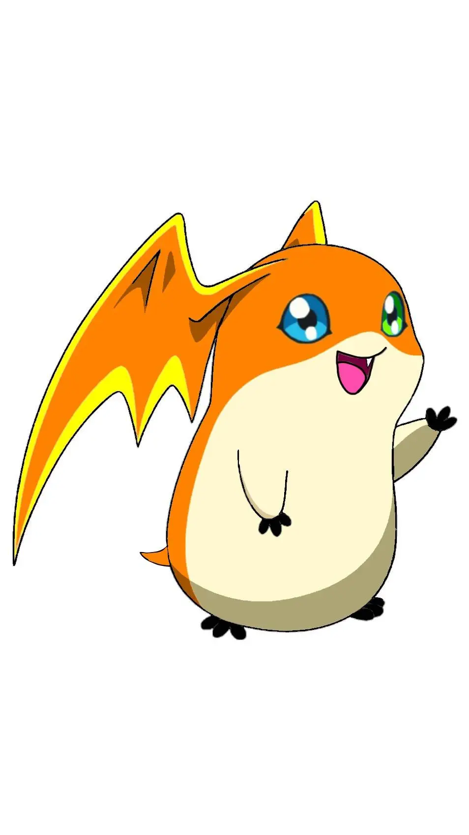 ai character: Patamon  background