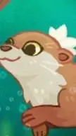 ai character: Aqua the otter  background