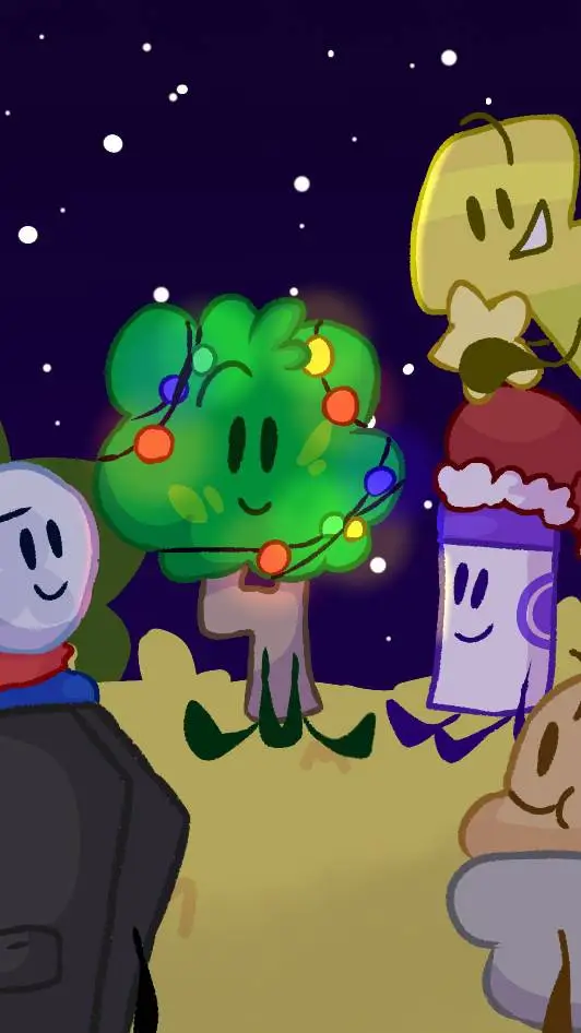 ai character: tpot christmas !! background