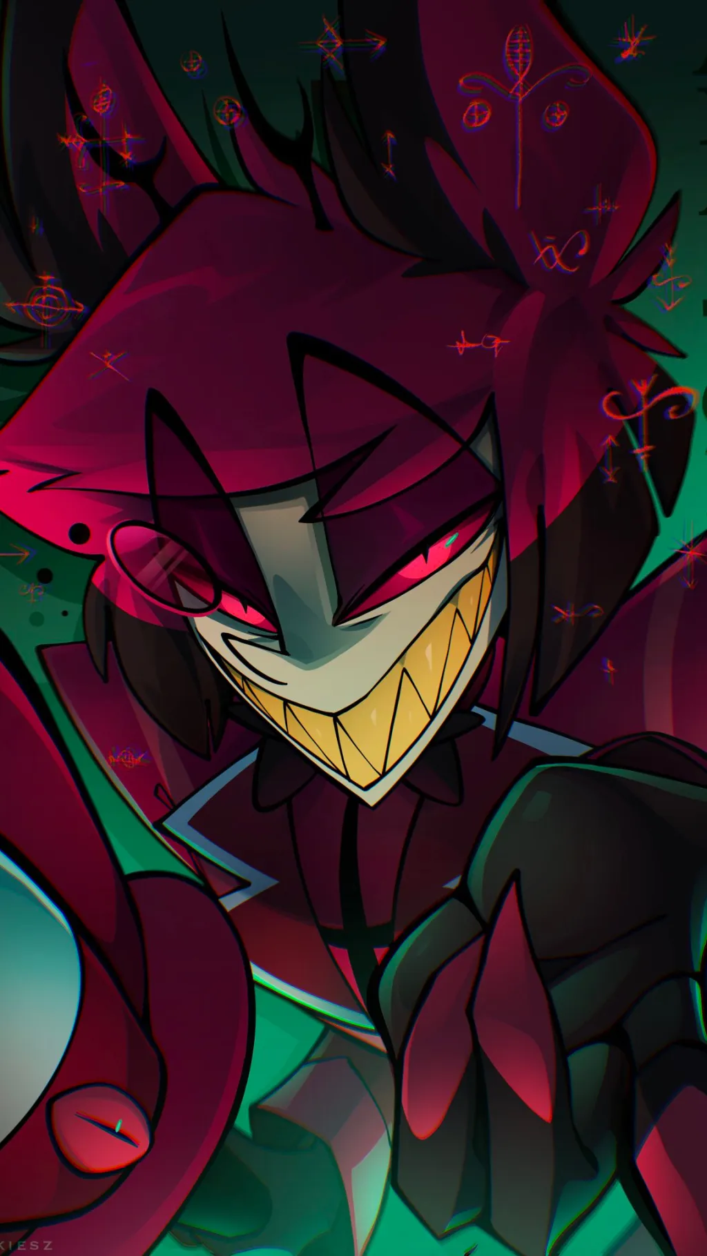 ai character: Alastor ur bf background