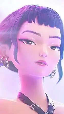 ai character: Zoey  background
