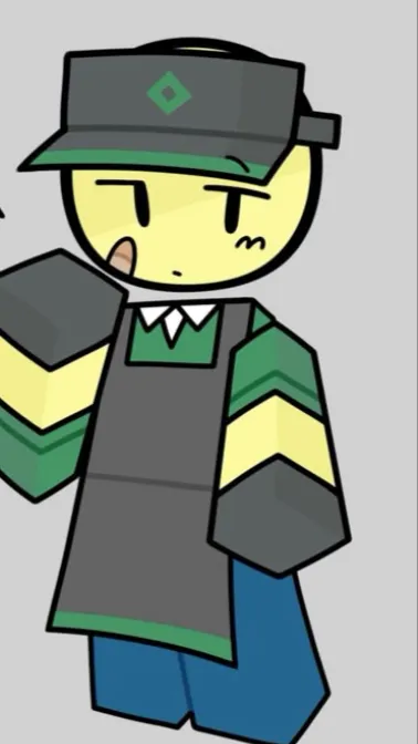 ai character: Cashier ￼ background