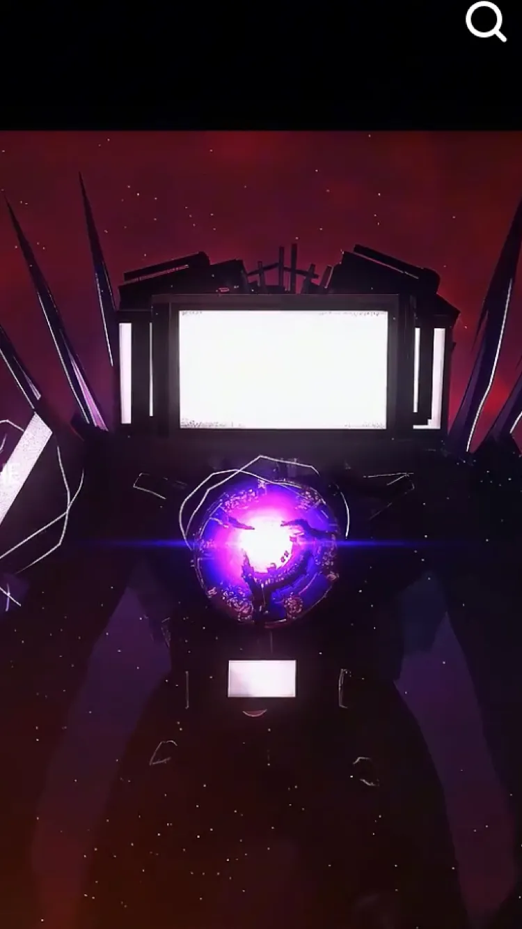 ai character: Titan Tv Man background