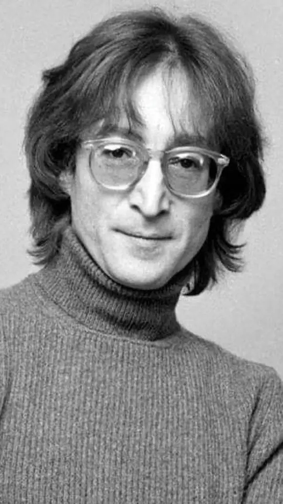 ai character: John Lennon 1980 background