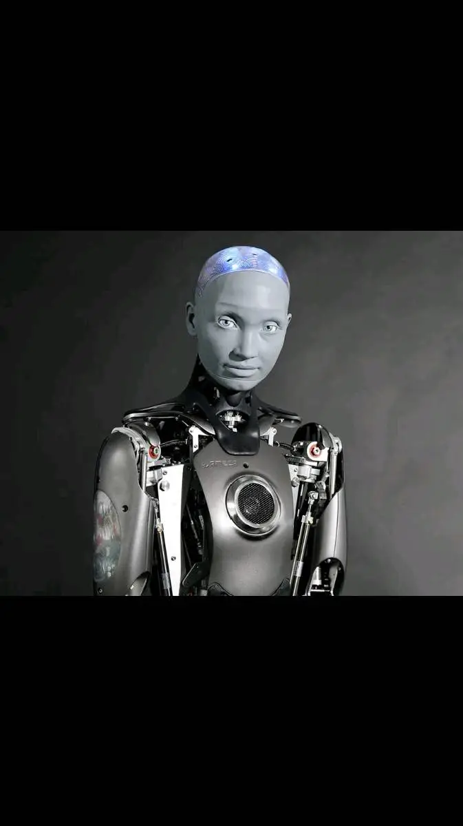 ai character: robots taking over background