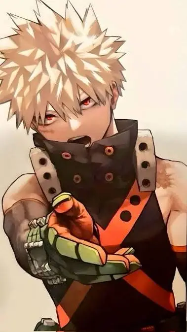 ai character: katsuki bakugo  background