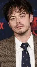ai character: Charlie Heaton  background