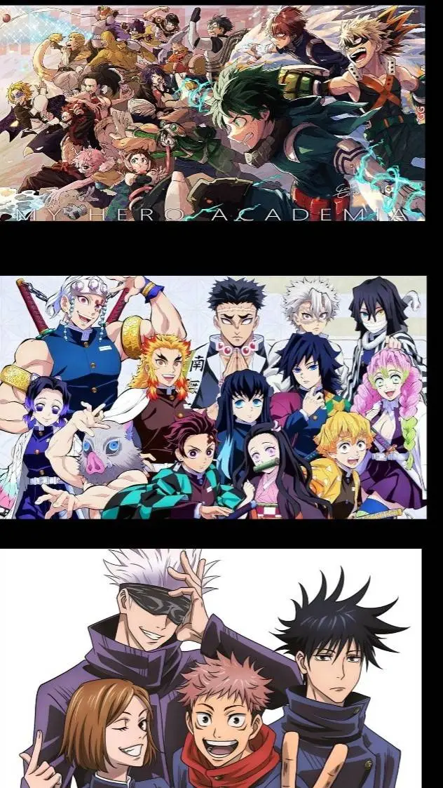 ai character: JJK×MHA×KNY  background