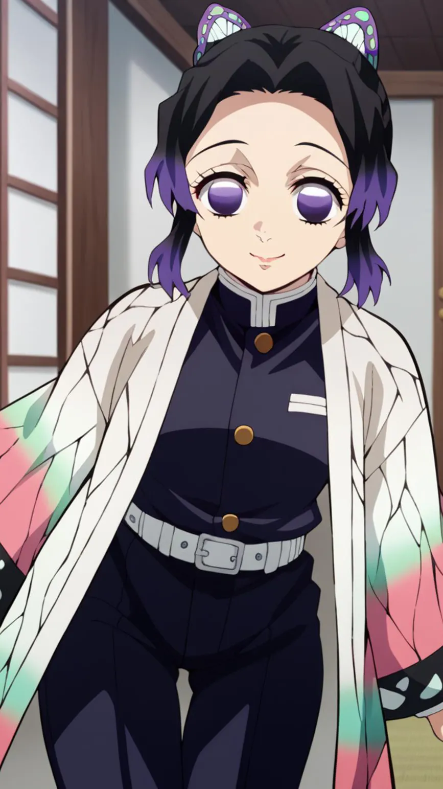 ai character: Shinobu Kocho background