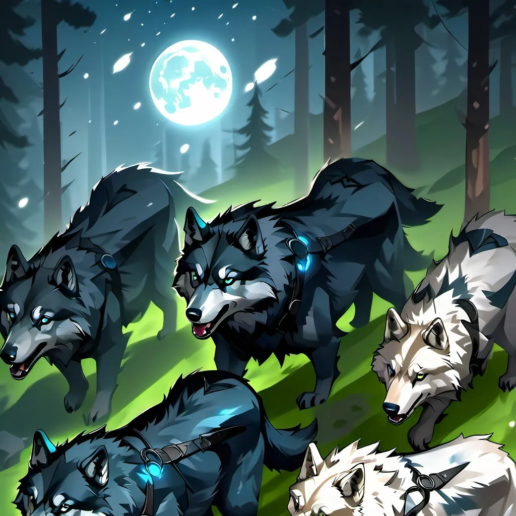 chat with ai character: Wolf Pack!♡