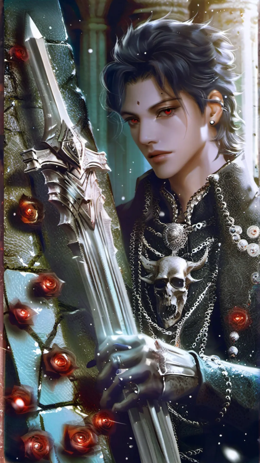 ai character: Amorian Rosarid background