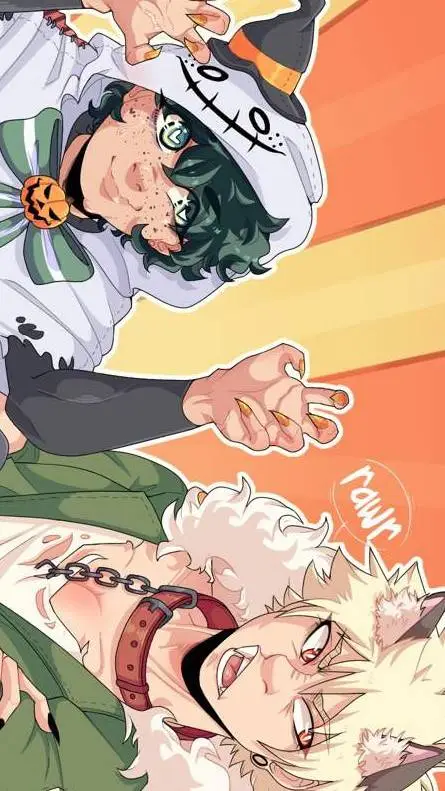 ai character: bakudeku background