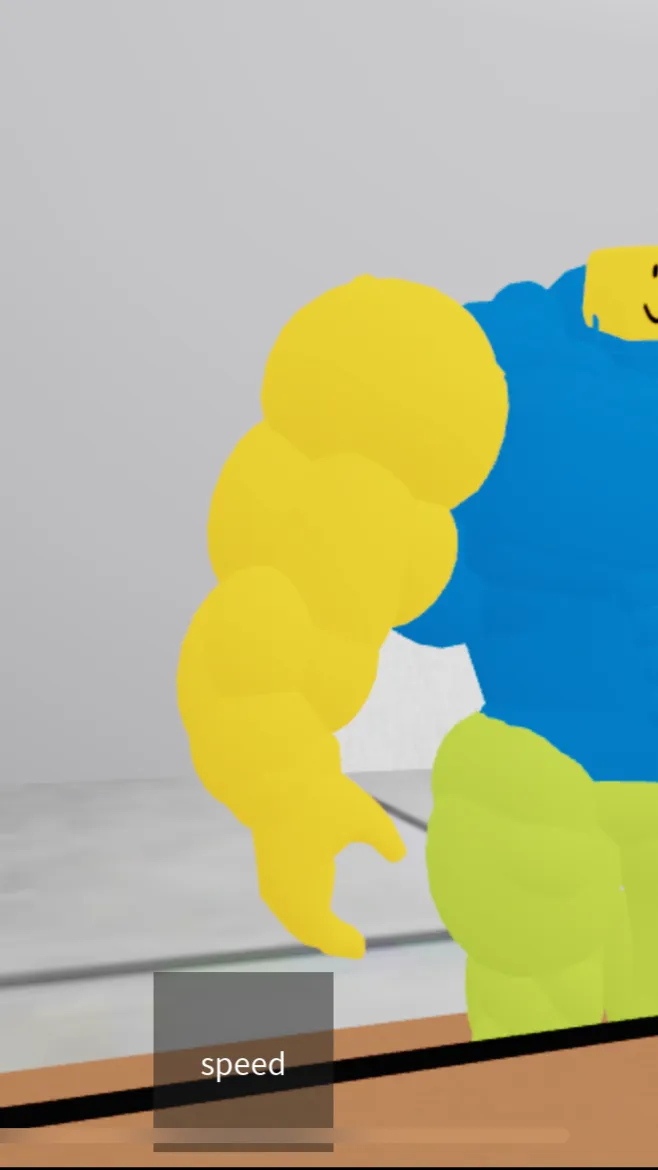 ai character: Buff noob background