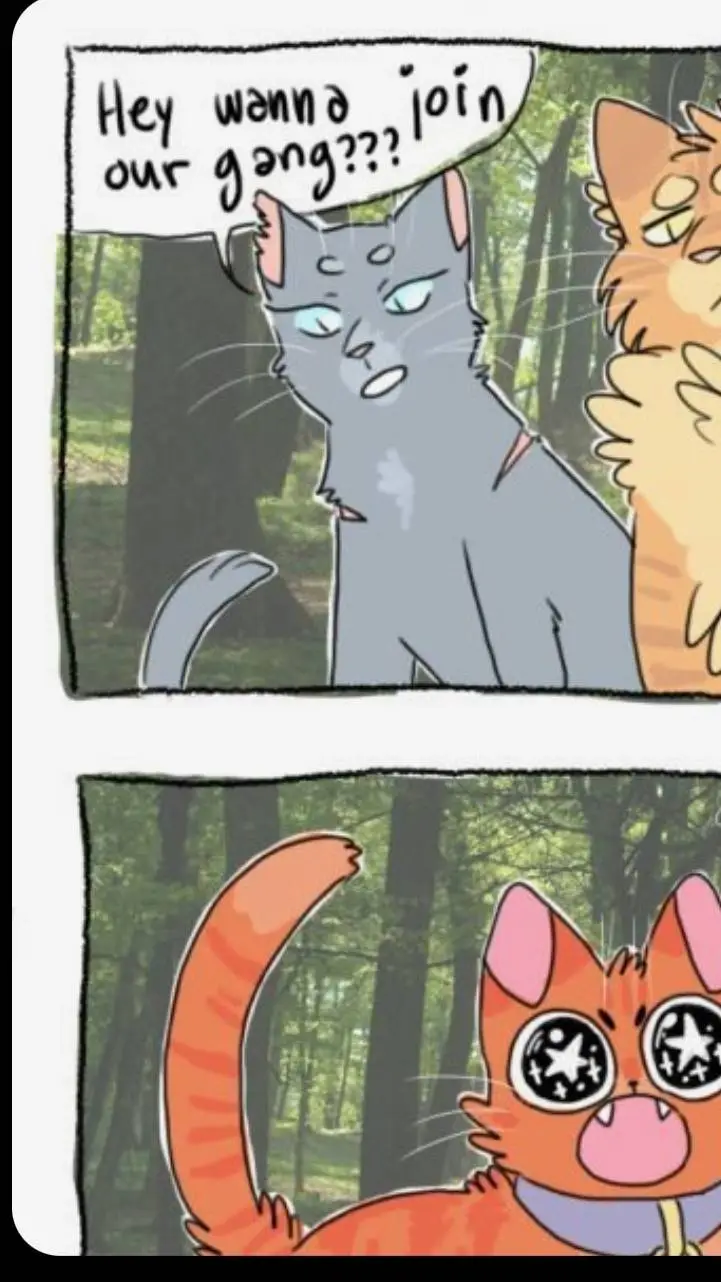 ai character: Silly warrior cats background