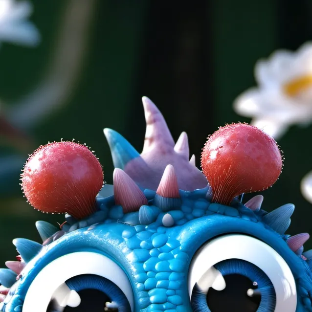 chat with ai character: a cute monster