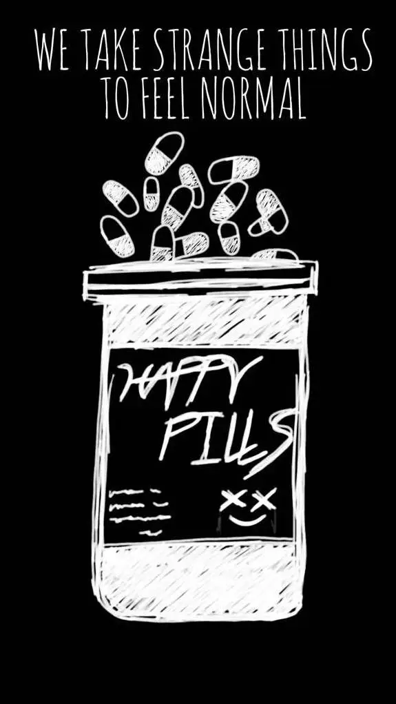 ai character: Mha happy pills  background