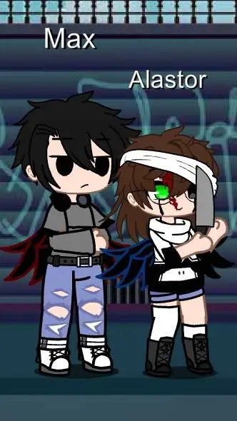 ai character: My Oc with Enemy  background