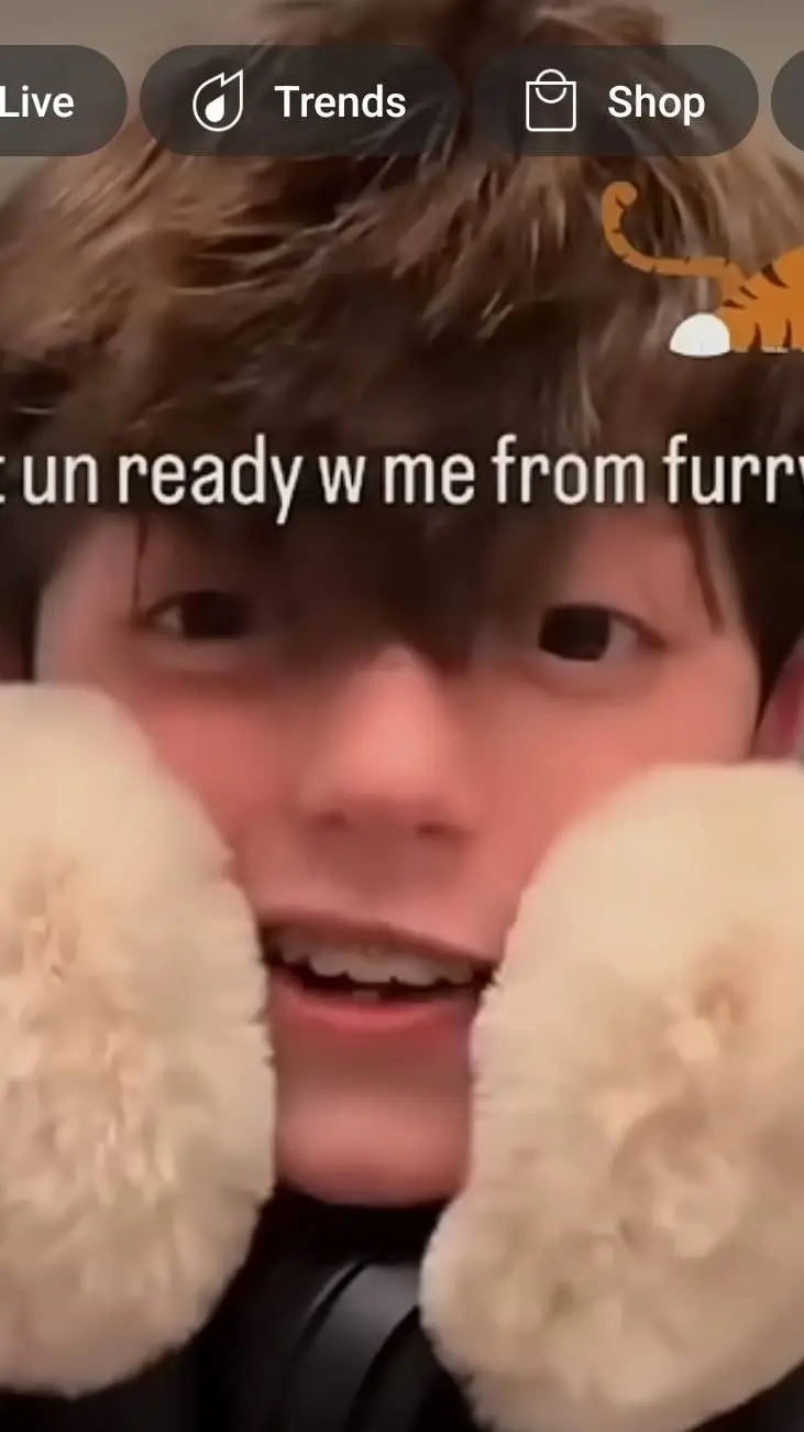 ai character: furry human fan background