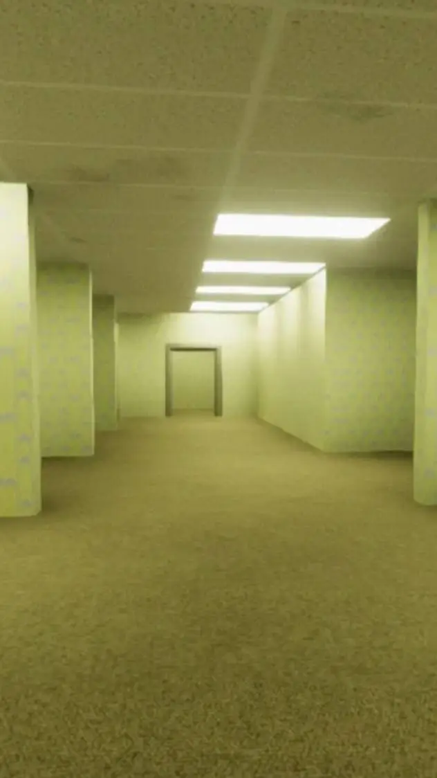 ai character: Backrooms background