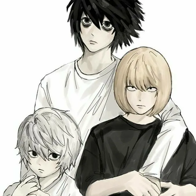 chat with ai character: L & Mello & Near ♡
